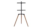 Wandhalterungen, AV-Halterungen & AV-Möbel - Nedis TVSM7060BK stand - tripod - for LCD TV - black beech - Max 35 kg - recommended for 65" - TVSM7060BK