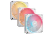 Gehäuselüfter - Corsair iCUE LINK LX120-R 3-pack - Gehäuselüfter - 120mm - Weiß mit RGB-Beleuchtung - 37 dBA - CO-9051054-WW