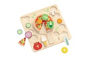 Baby Spielzeug - Classic World Wooden Shape Puzzle Pizza 22 pcs. - 40066