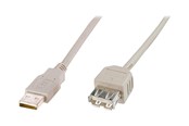USB Kabel - DIGITUS ASSMANN - USB extension cable - USB to USB - 1.8 m - AK-300202-018-E