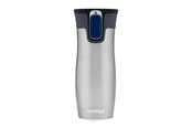 Thermosflasche - Contigo West Loop Travel Mug 470ml - Stainless Steel - 2095832