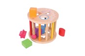 Baby Spielzeug - Bigjigs Wooden Shape Sorter - BB096