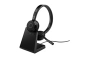 Kopfhörer/Headsets - Jabra Evolve 65 TE - USB-A UC Stereo (Included Stand) - 6699-833-499