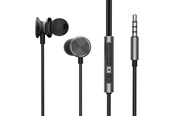 Kopfhörer/Headsets - Joyroom Wired Earphones JR-EW03 Half in Ear (Dark Grey) - JR-EW03 Dark Gray