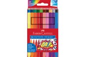 Utensilien zum Schreiben und Zeichnen - Faber-Castell Filzstift Grip Colour Marker 20x Etui - 155320