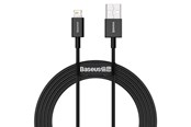 USB Kabel - Baseus Superior Series Cable USB to iP 2.4A 2m (black) - CALYS-C01