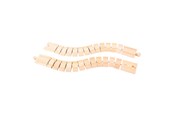 Holzspielzeug - Bigjigs Wooden Rails - Flexible 2 pcs. - BJT164