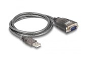 Netzwerkadapter (Netzkarte, Druckserver, u.s.w.) - DeLOCK Adapter USB 2.0 Type-A to 1 x Serial RS-232 D-Sub 9 pin male - 61400