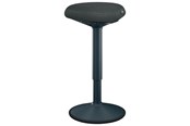 Ergonomie - Leitz Ergo Active Stehhhocker mit Komfortsitz, Dunkelgrau - 65450089