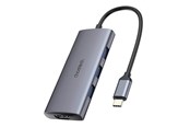 USB-Hubs - Choetech Adapter 7w1 HUB-M19 USB-C (silver) USB-Hubs - HUB-M19