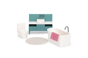Dollhouse & Accessories - Lundby basic bathroom set - 18028
