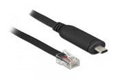 Netzwerkadapter (Netzkarte, Druckserver, u.s.w.) - DeLOCK Serial Adapter - USB-C - RS-232 x 1 - 63912