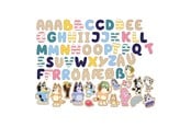 Spielzeug - Bluey magnetic letters - 18155
