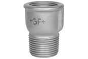 Gewindestücke - +GF+ extension piece black 1/2'' - 770529104