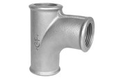 Gewindestücke - +GF+ flow tee 90° galvanized 2'' - 770131209