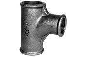 Gewindestücke - +GF+ flow tee 90° black 3/4'' - 770131119
