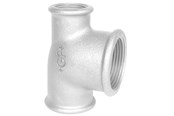 Gewindestücke - +GF+ tee 90° galvanized reduced 2-1-1 1/2'' - 770130284