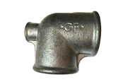 Gewindestücke - +GF+ tee 90° galvanized reduced 2-3/4-1 1/2'' - 770130282