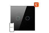 Smart-Home - Avatto Smart Light Switch ZigBee ZTS02-EU-B2 2 Way TUYA (black) - ZTS02-EU-B2