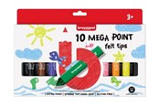 Kreativ-Spiele - Bruynzeel Kids Mega Felt-tip Pens 10 pcs. - 60122002