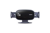 Handys - Adapter und Ladegeräte - Baseus LightChaser car holder with induction charger (black) - C40355901111-00
