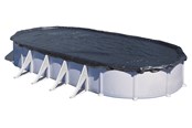 Pools - GRE Pool Cover Winter for Oval Pool Size 610 x 375 cm - CIPROV611