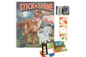 Kreativ-Spiele - Dino World Colouring Book Stick & Shine - 412473