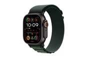 Smartwatches, Pulsuhren, Sportuhren & Schrittzähler - Apple Watch Ultra 2 GPS + Cellular 49mm - Black Titanium Case with Dark Green Alpine Loop - Small - MX4Q3DH/A
