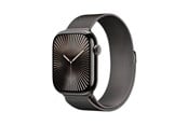 Smartwatches, Pulsuhren, Sportuhren & Schrittzähler - Apple Watch Series 10 GPS + Cellular 46mm - Slate Titanium Case with Slate Milanese Loop - S/M - MC7R4QN/A