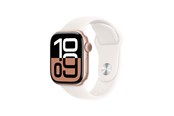 Smartwatches, Pulsuhren, Sportuhren & Schrittzähler - Apple Watch Series 10 GPS + Cellular 42mm - Rose Gold Aluminium Case with Light Blush Sport Band - S/M - MWX93QN/A