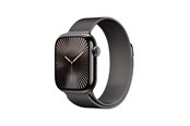 Smartwatches, Pulsuhren, Sportuhren & Schrittzähler - Apple Watch Series 10 GPS + Cellular 42mm - Slate Titanium Case with Slate Milanese Loop - MX053QN/A