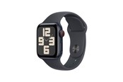 Smartwatches, Pulsuhren, Sportuhren & Schrittzähler - Apple Watch SE 4G (2024) - 40mm - Mitternacht Aluminium - Sportarmband Mitternacht S/M - MXGC3QN/A