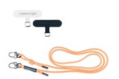 Handys - Anderes Zubehör - Mobile Origin Lanyard rope 6 mm - Peach Fuzz - 82 - 163cm - LYR-UNI-PCFZ