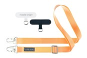 Handys - Anderes Zubehör - Mobile Origin Lanyard tape 25mm - Peach Fuzz - 84 - 165cm - LYT-UNI-PCFZ