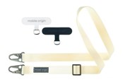 Handys - Anderes Zubehör - Mobile Origin Lanyard tape 25mm - White - 84 - 165cm - LYT-UNI-WHT