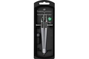 Utensilien zum Schreiben und Zeichnen - Faber-Castell Zirkel Schnellverstellzirkel Grip silber - 174472