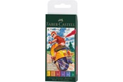 Utensilien zum Schreiben und Zeichnen - Faber-Castell Tuschestift Pitt Artist Pen B colour 6x - 167174