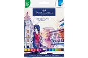 Utensilien zum Schreiben und Zeichnen - Faber-Castell Gofa Aqua Dual Marker 12er Etui - 164612