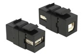 Netzwerkzubehör - DeLOCK Keystone Module USB 2.0 A Female > USB 2.0 B Female - 86370