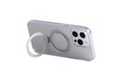 Handys - Cover & Cases - Joyroom Magnetic protective phone case with holder JR-BP004 for iPhone 15 (transparent) - JR-BP004 iP 15 Trans