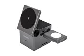 Handys - Adapter und Ladegeräte - Choetech T632-F 3-in-1 15W inductive charger (black) - T632-F