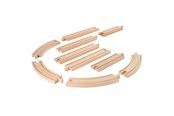 Holzspielzeug - Eichhorn Train Tracks Tracks Playset 10 pieces. - 100006403