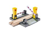 Holzspielzeug - Eichhorn Train Tracks Level Crossing with Barriers 3 parts. - 100006500