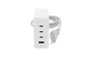 Handys - Adapter und Ladegeräte - Mophie USB-C 120W Wall Adapter PD HUB (3xUSB-C + 1xUSB-A) GaN - White - 409909309