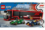 LEGO® - LEGO 60445 F1® Transporter mit RB20 & AMR24 F1® Rennautos - 60445