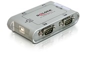 Netzwerkadapter (Netzkarte, Druckserver, u.s.w.) - DeLOCK USB 2.0 to 4 Port Serial HUB - 87414