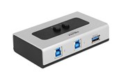 USB-Hubs - DeLOCK Switch USB 3.0 2 port Manual Bidirectional USB-Hubs - 2 - Schwarz - 87667