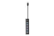 USB-Hubs - ORICO PW7U USB to 7x USB 3.0 Hub Adapter (black) USB-Hubs - USB 3.0 - 7 - Schwarz - PW7U-U3-10-BK-EP