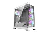 Gehäuse - Darkflash Computer case DS900 (white) + 7 ARGB Fans - Gehäuse - Miditower - Weiß - DS900 White + fans
