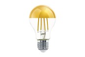 LED-Birnen - EGLO LED-Lampe A60 Standard Top-sail 7.3W/827 806 lumen clear/gold E27 - 110031